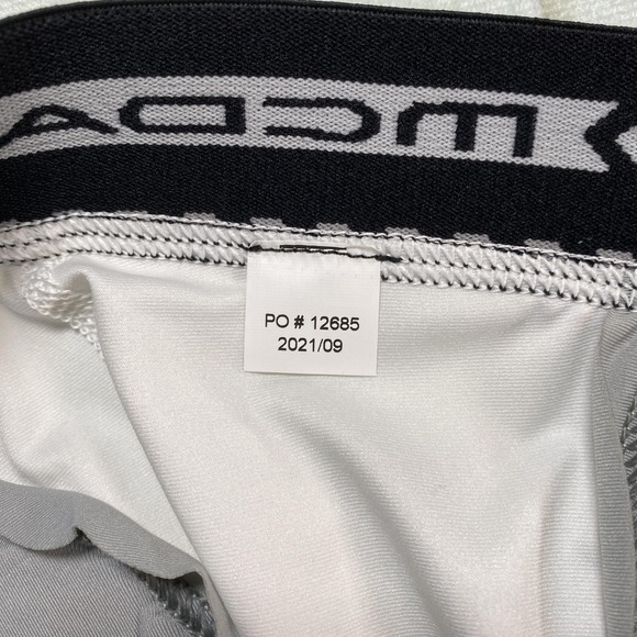 McDavid Compression Pants Mens 2XL XXL White HEX 3/4 Basketball Tailbone Padded - Picture 10 of 11